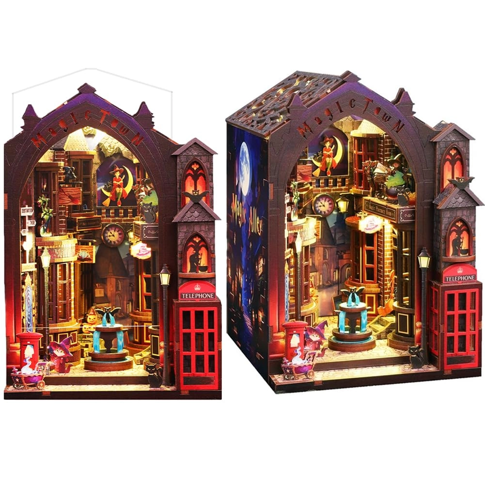 Miniature Wooden Dollhouse Furniture Kit - Creative Room 1:24