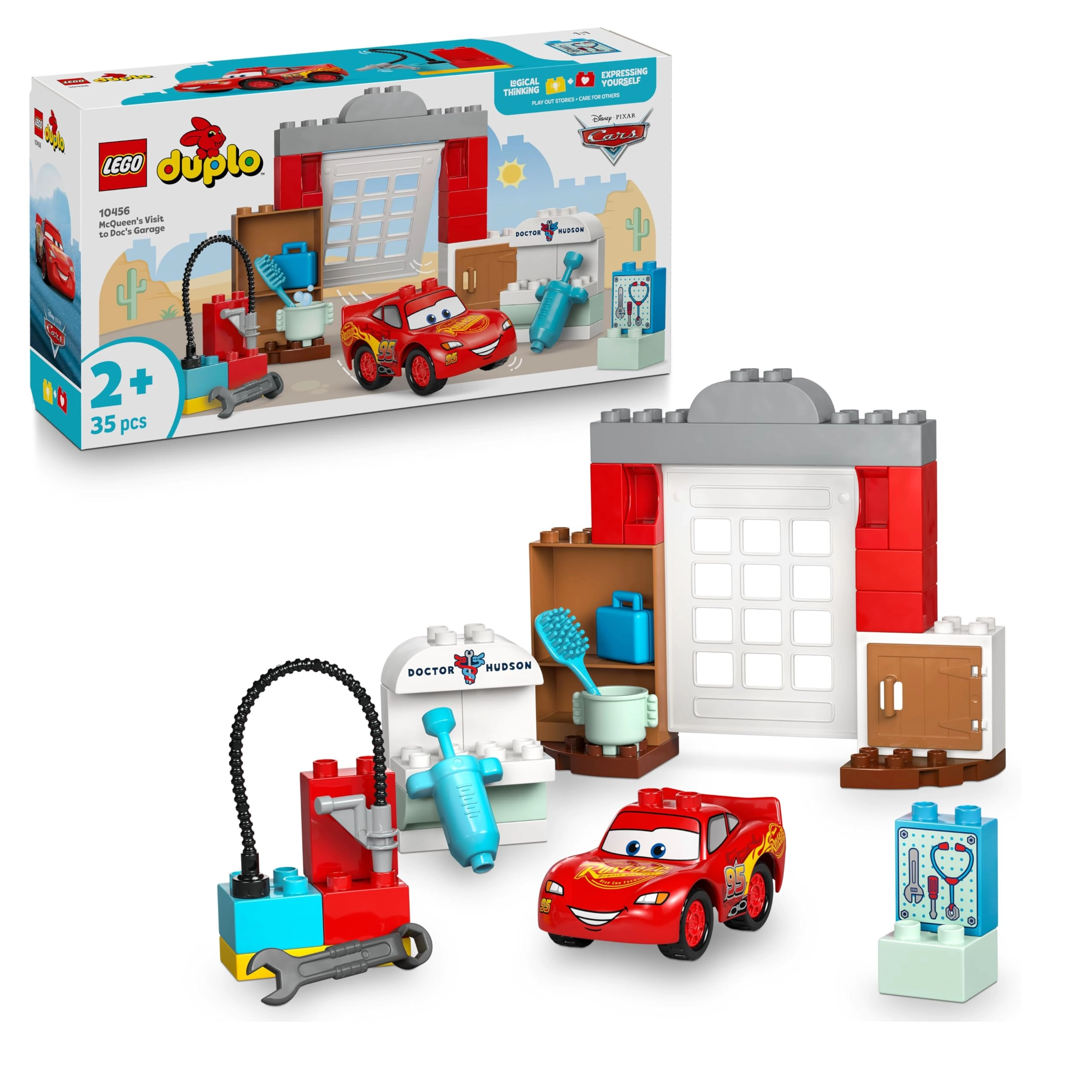 LEGO McQueen’s Visit to Doc’s Garage - Disney Pixar Cars