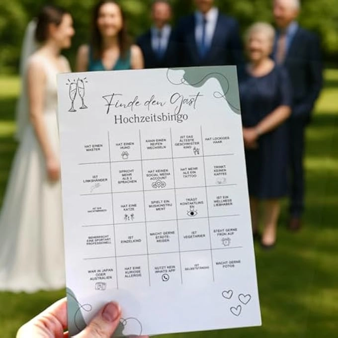 WEDDING BINGO