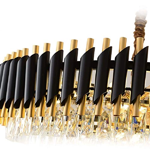 Modern Minimalist Luxury Chandelier - Black and gold 60*43cm