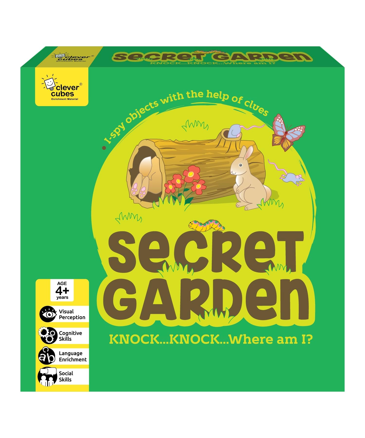 Clever Cubes Secret Garden - 36 months - 7 years 32 pieces