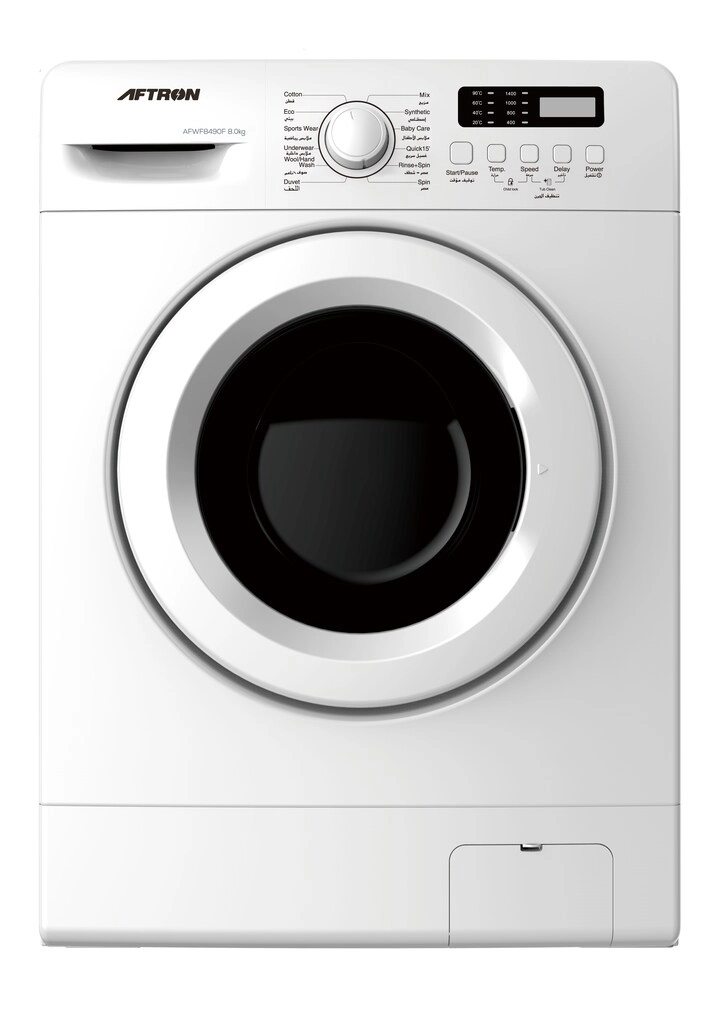 AFTRON 8KG Front Loading Washing Machine,White