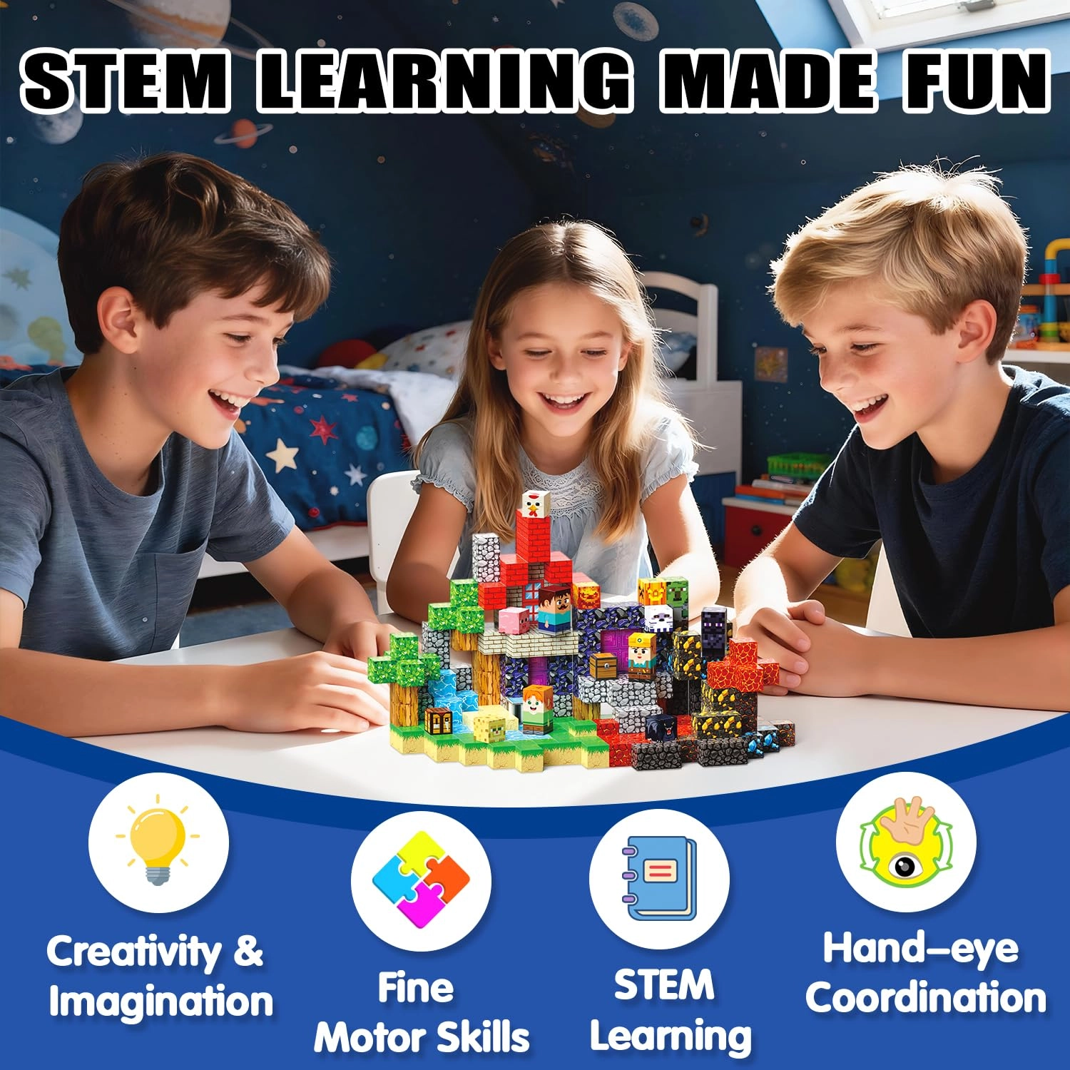 Magnetic Blocks - 400pcs