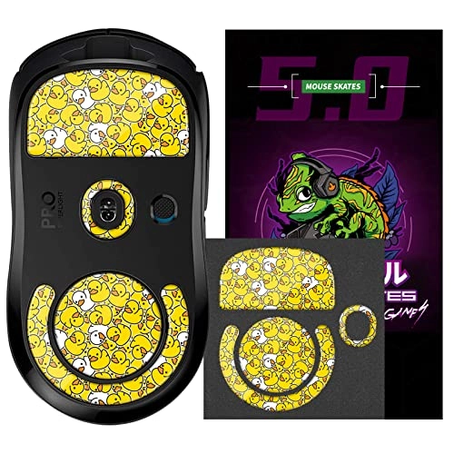 5.0 Colorful Mouse Feet Skates - Ultra Transparent PTFE for G Pro X Superlight Wireless