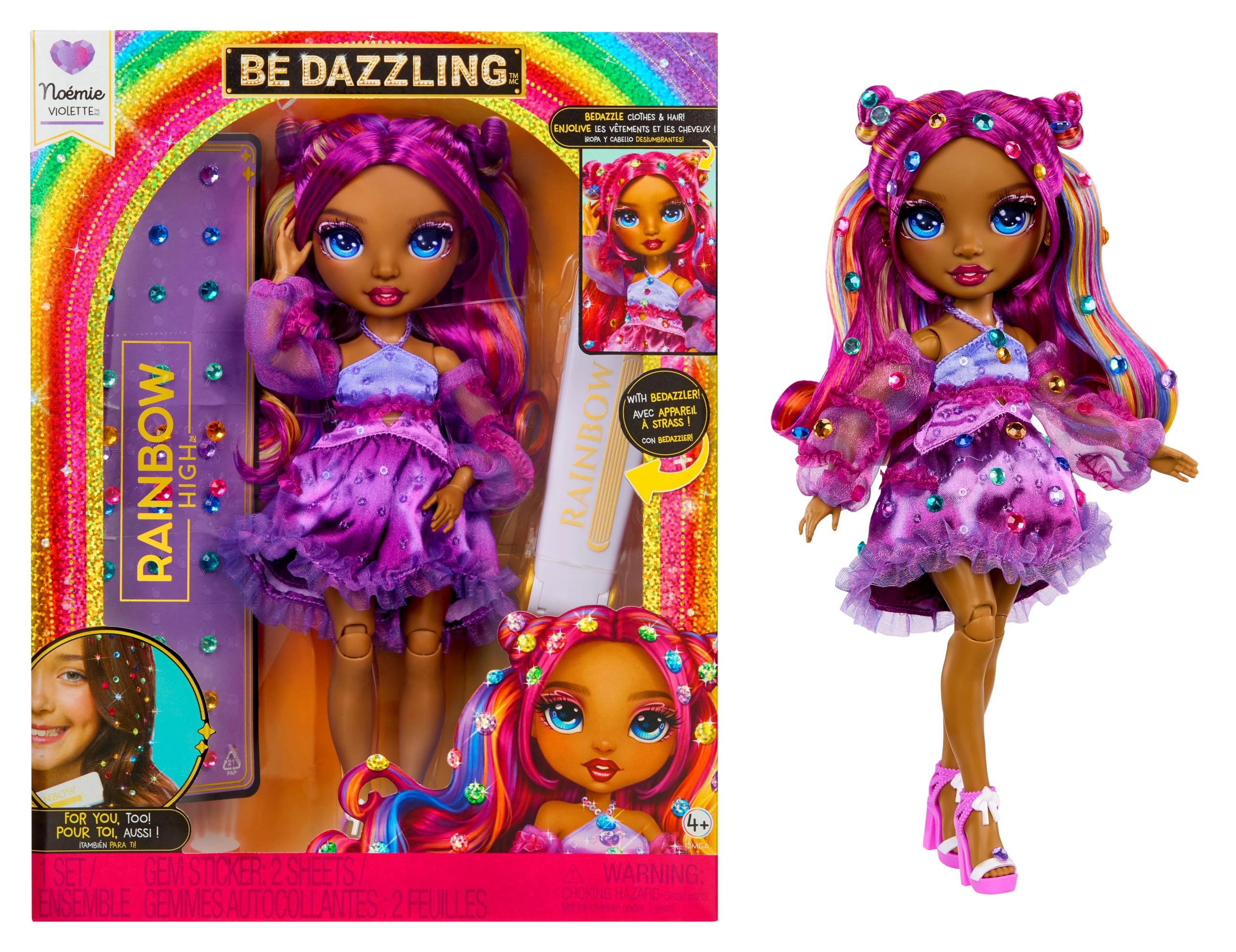 Rainbow High Core - Purple Plastic Ages 4+