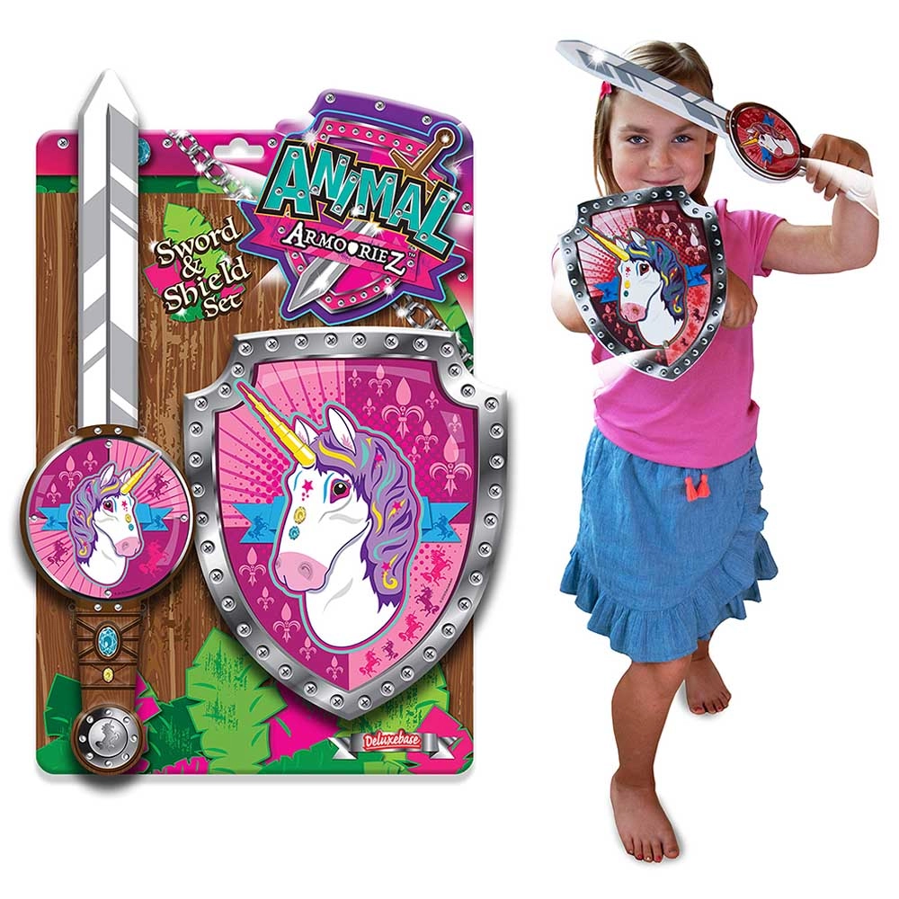 Unicorn Animal Armouriez - 42 cm Foam sword and shield