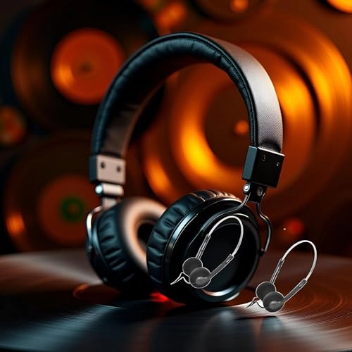 Retro Over-Ear Headphone Wired Headphone