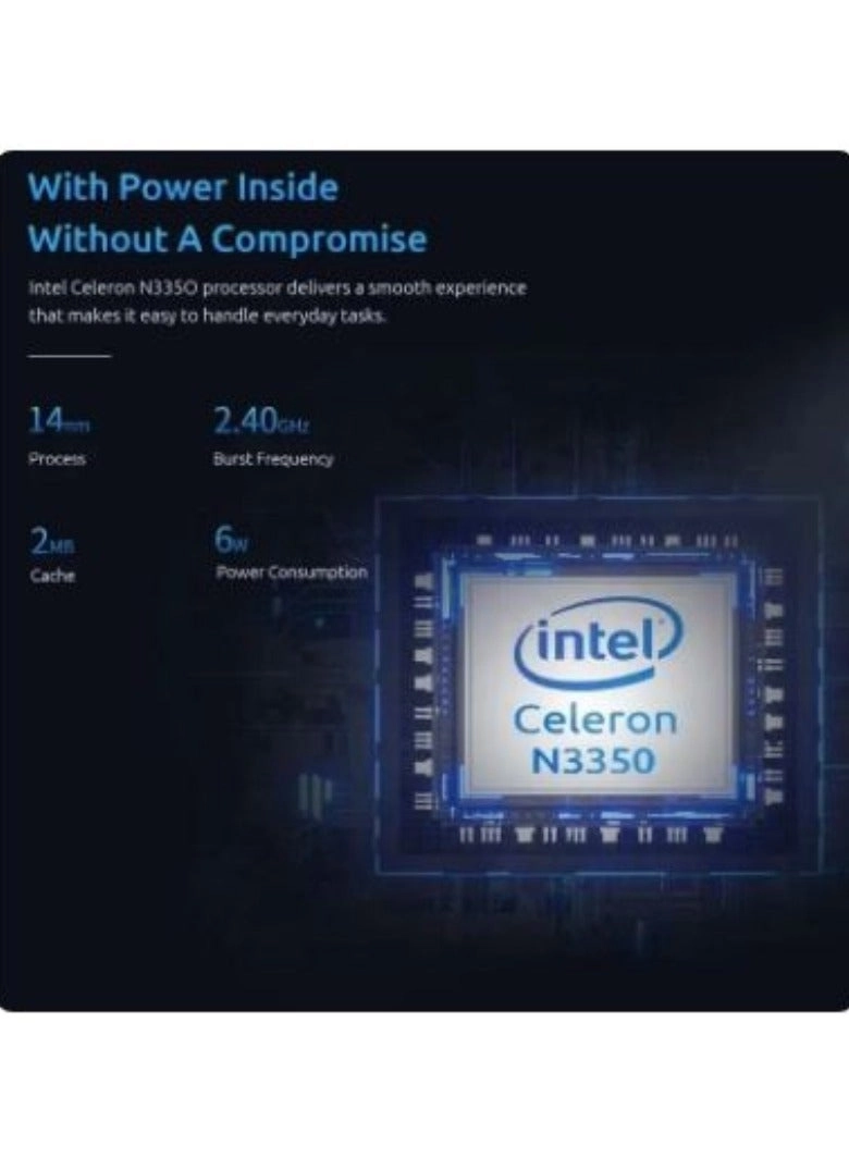 M2 Mini PC - 6GB 64GB N3350