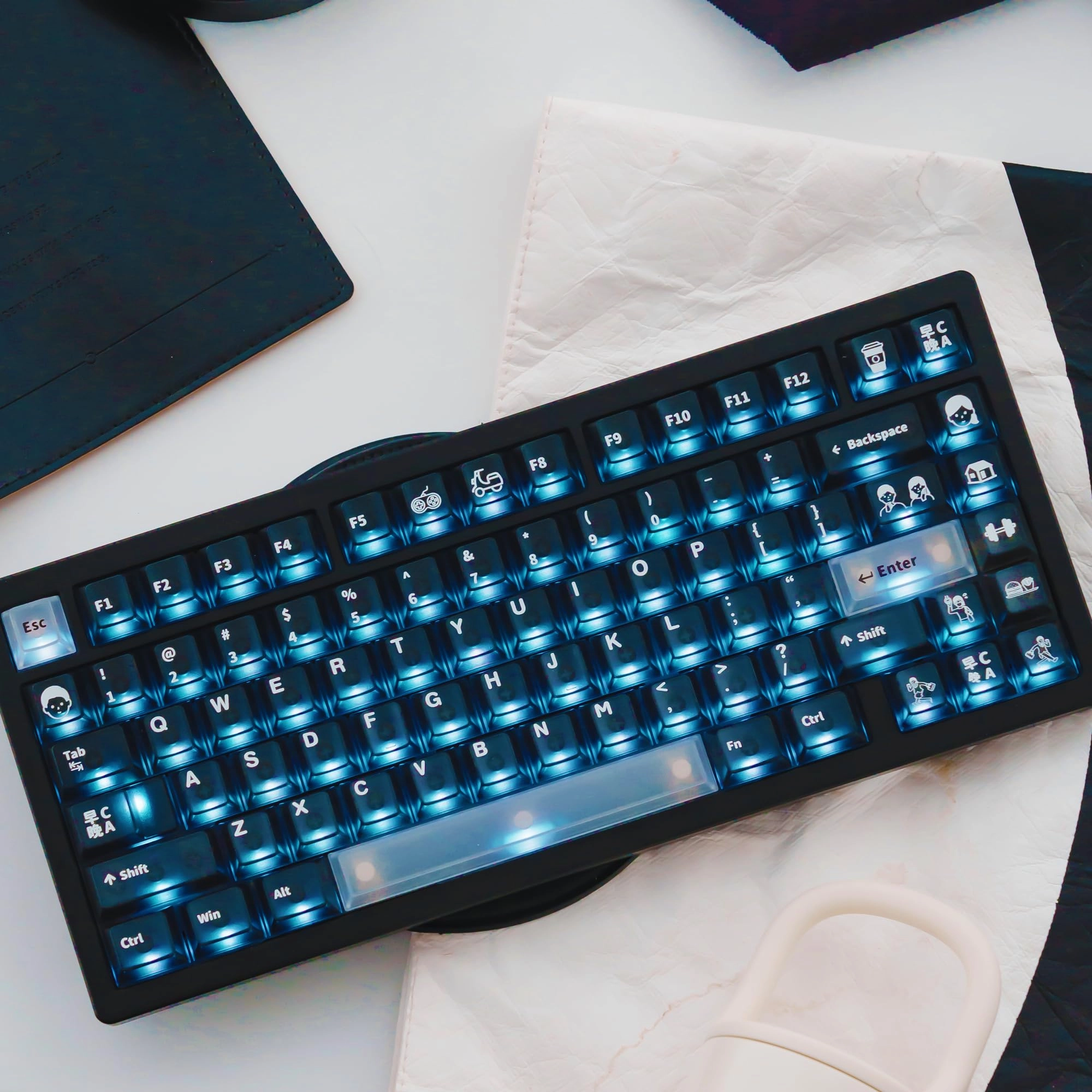 mintcaps Transparent Keycaps - Keyboard Keycaps