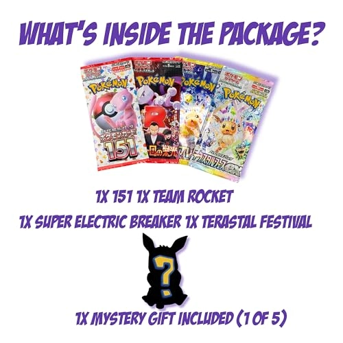 151 + Terastal Festival + Team Rocket + SuperElectric Breaker - 27 Cards