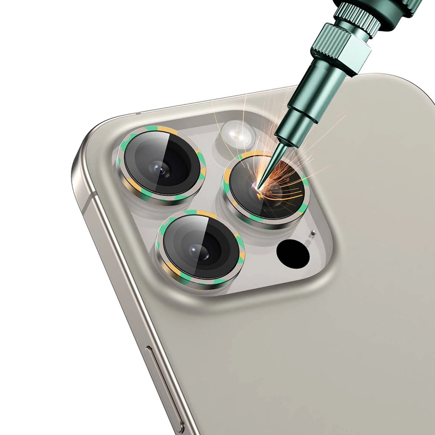 HD Tempered Glass Camera Lens Protector for iPhone 16 Pro / iPhone 16 Pro Max