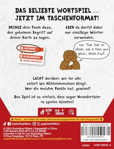 Poetry for Neanderthals: Grab & Game - German From 7+ Years 60 pieces