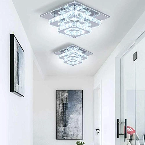 Crystal LED Ceiling Light - Cool White