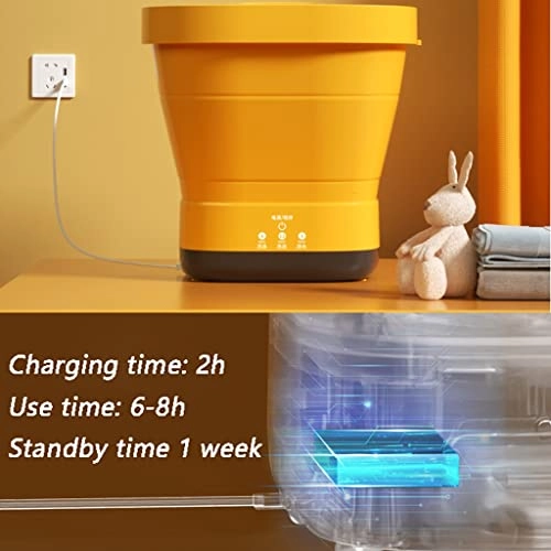 Folding Clothes Washing Machine - Portable Ultrasonic Cleaning