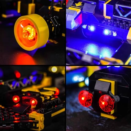 LED Light Set - Compatible with Lego 10355 Blacktron Renegade 7 light sources