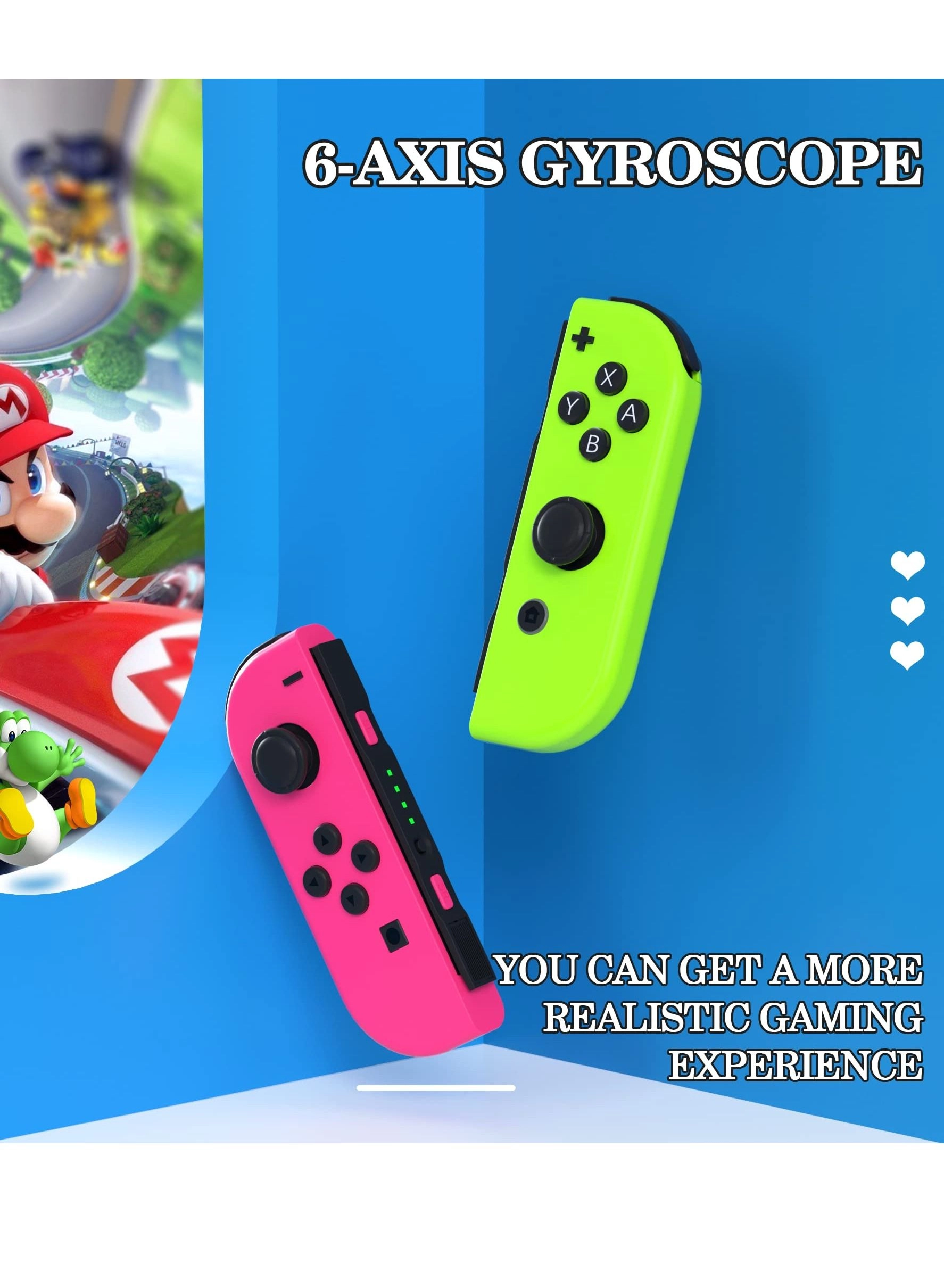 Joy Cons Wireless Controller - New White