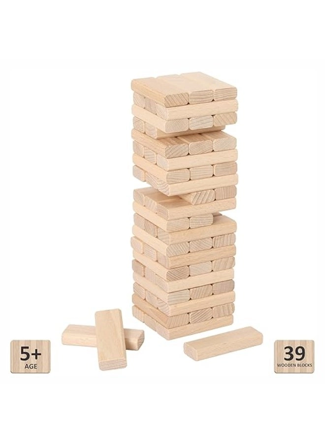 Stacking Tower Game - 39 pcs