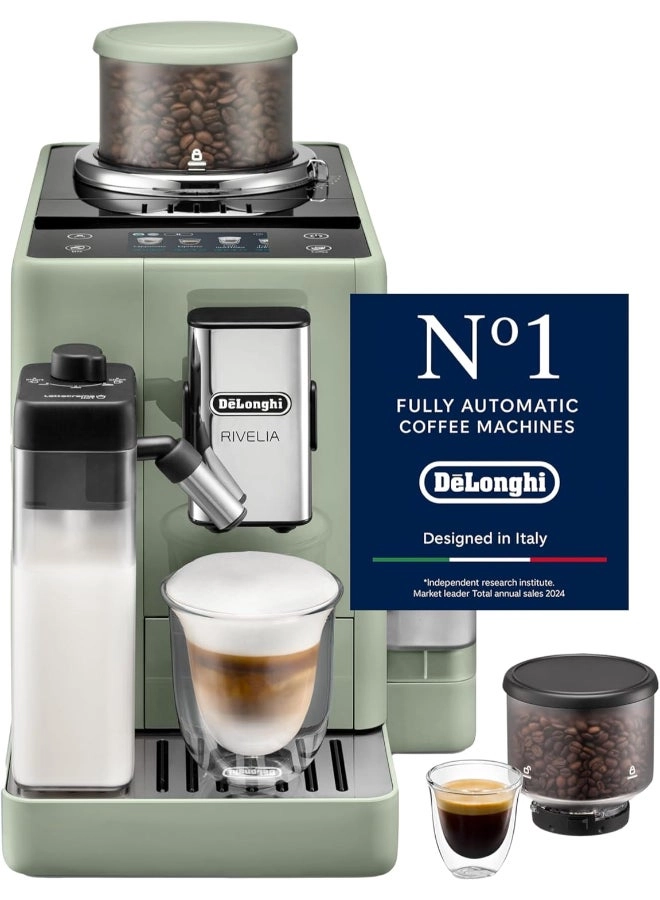 EXAM441.55.GR - LatteCrema Hot Automatic Milk Frother Grinder