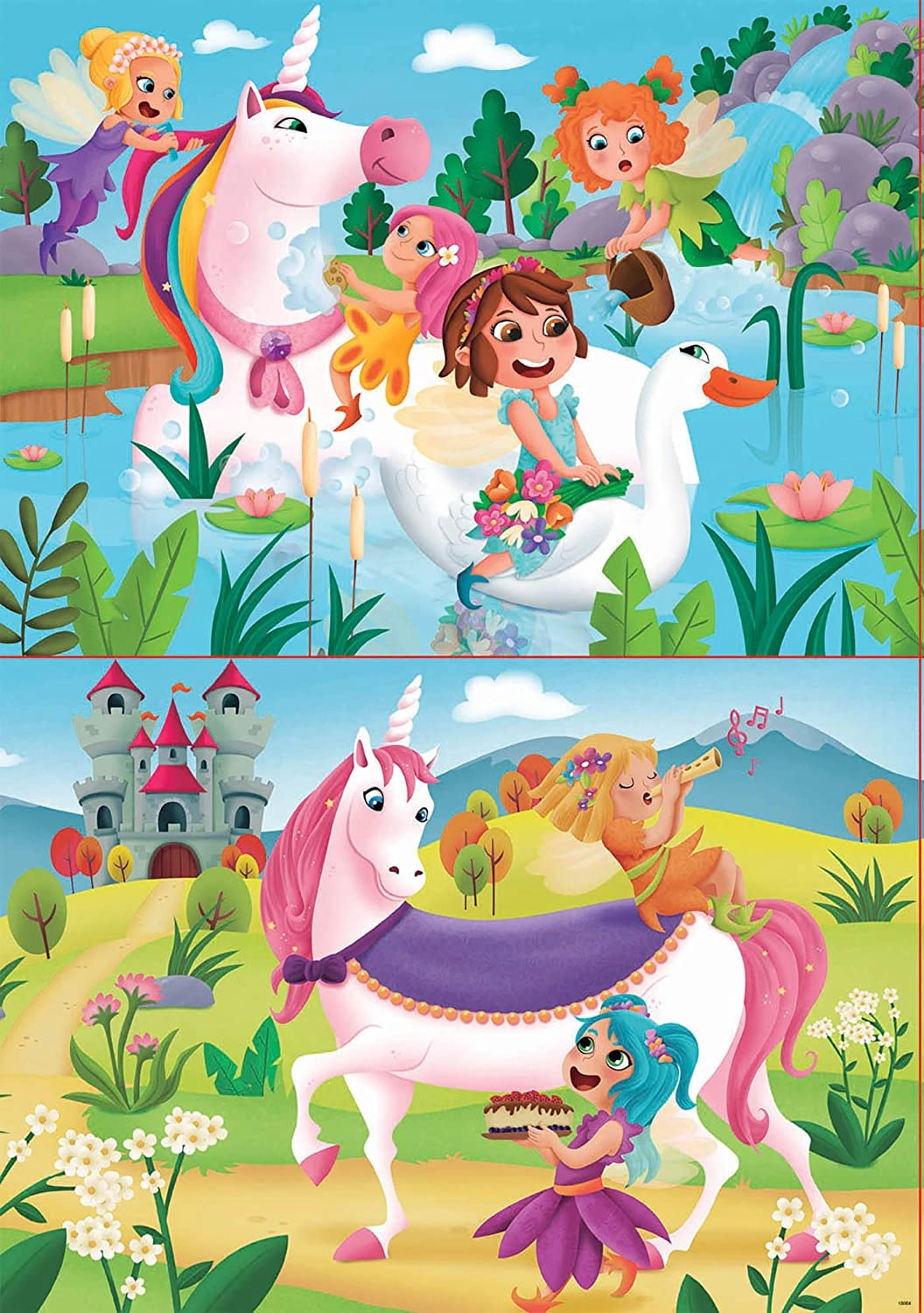 Unicorns and Fairies 2-in-1 Puzzle (8412668180642) - 40 pcs