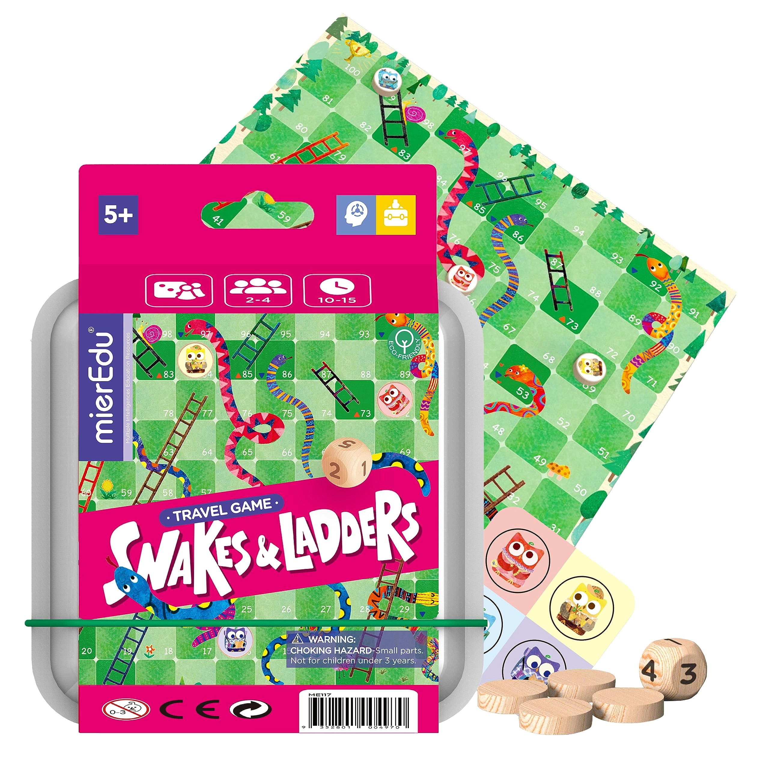 mierEdu Snakes & Ladders - 3 Years