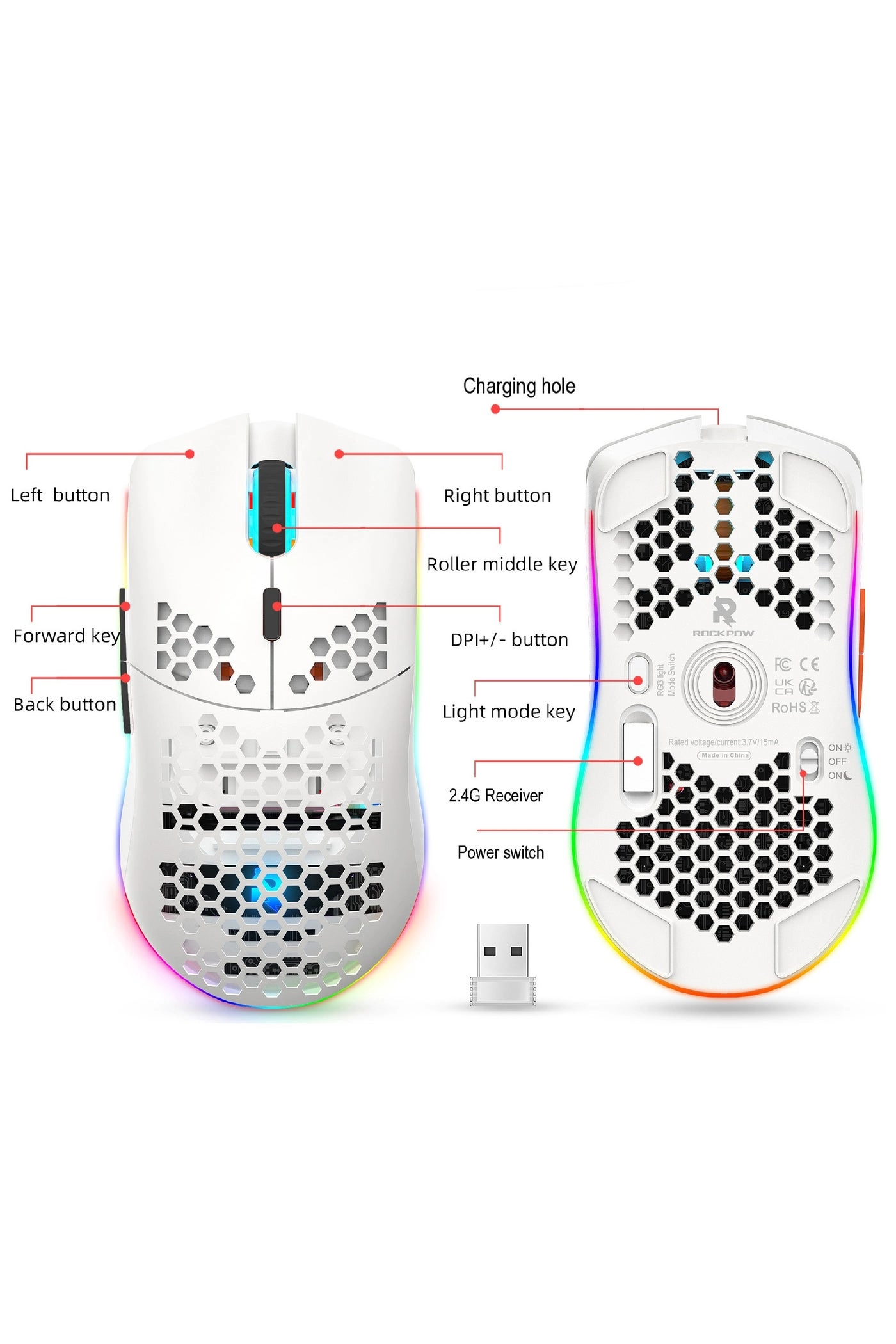 GM26 Gaming Mouse - Wireless
