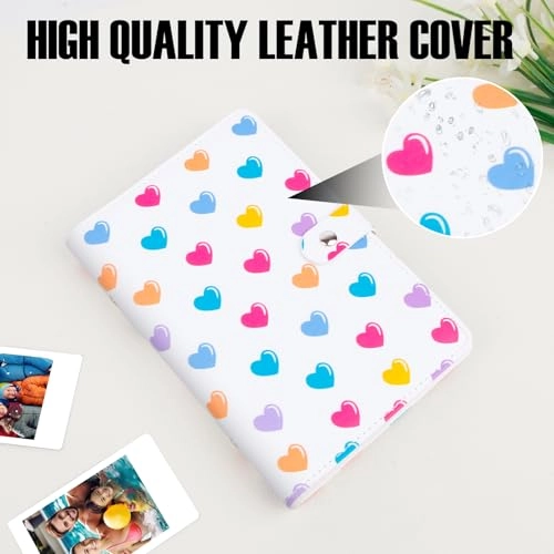 2x3" 156 Pockets Faux Leather Photo Album