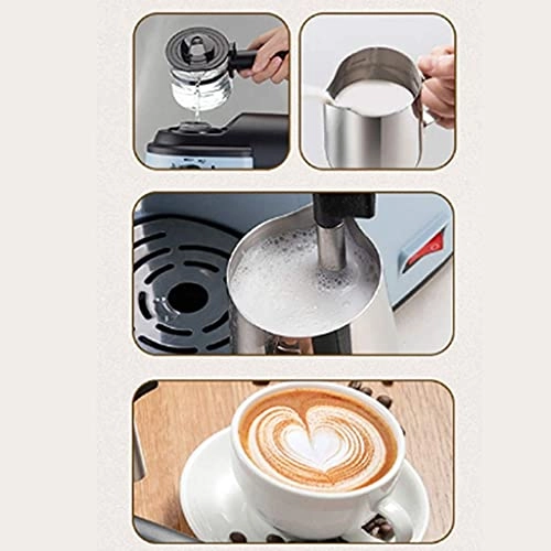 Drip Coffee Machine - Compact Anti-drip Milk frothing