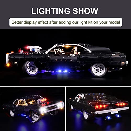 LED Light Kit for LEGO 42111 - black Lights Only