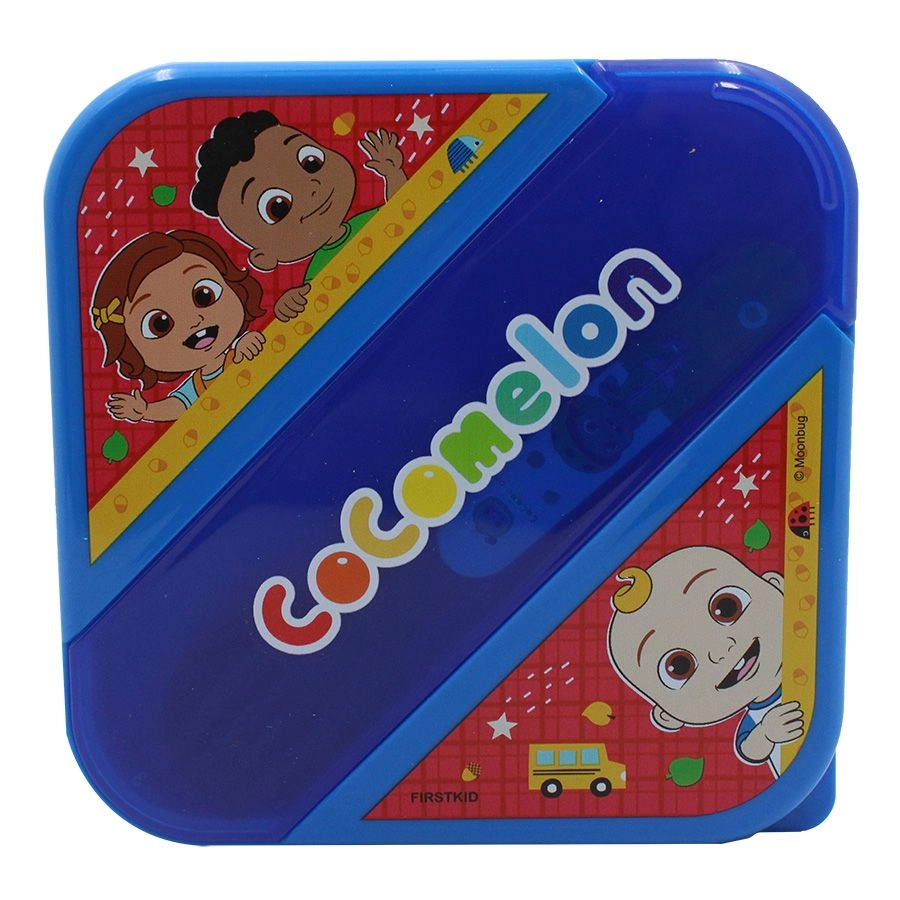 CoComelon Lunch Box - Blue With Cutlery