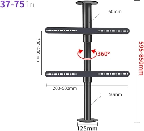 TV Ceiling Mount - 50kg 32-75 inch