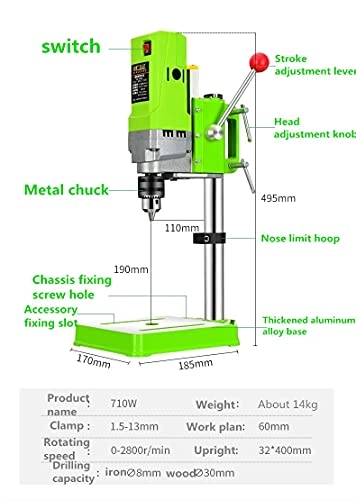 Mini Bench Drill - 710W 1-13mm