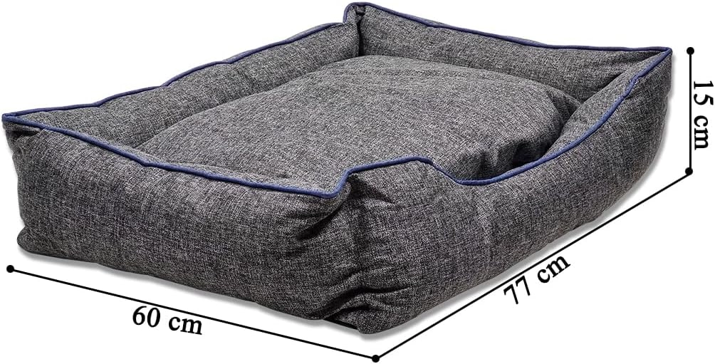 Winter warm pet bed - 75 cm Brown