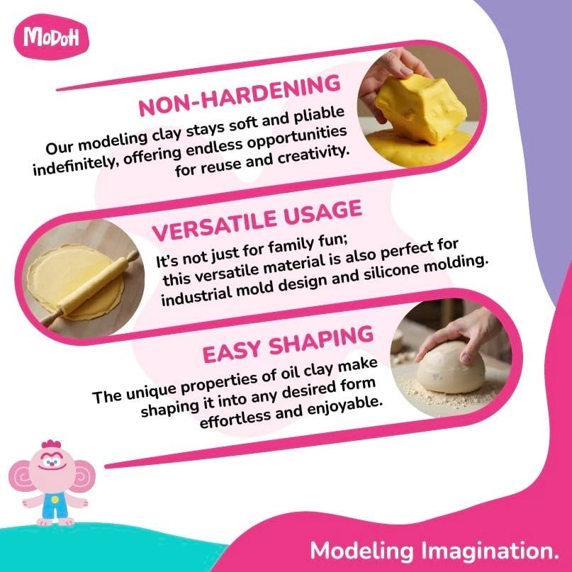 Plasticine Modeling Clay - Oil Based