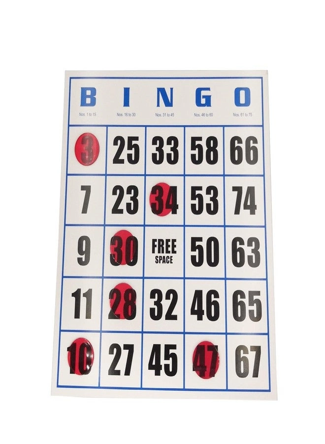 Bingo Game Cards - Jumbo 50Pack Easy Read