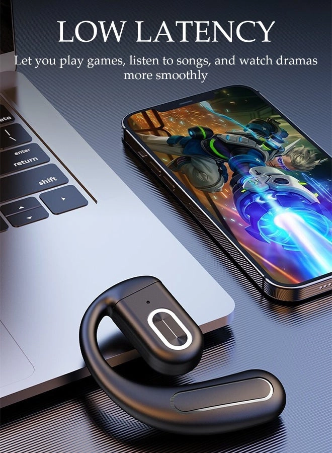 AI Real-time Translation Earphones - Single-ear Wireless Bluetooth Hanging
