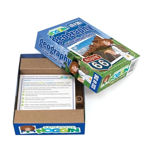 Professor Noggin's Geography of The United States - Trivia Card Game