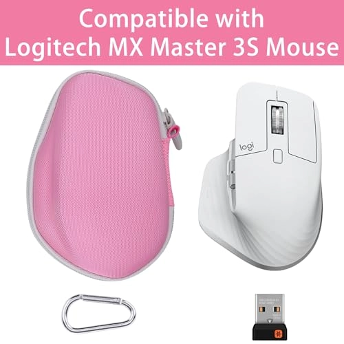 Hard Case Replacement for MX Master 3 / 3S - Pink Hard EVA