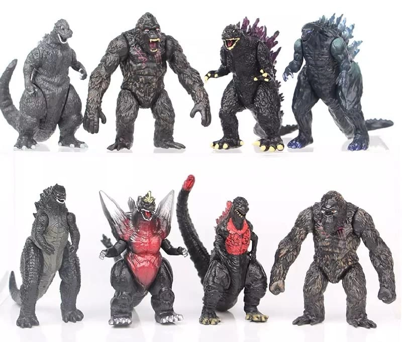 XYZprinting Kong & Godzilla - Dinosaur - Action Figures - 168 yr(s) 8 piece(s) (5-7 cm) (PVCSERIES)