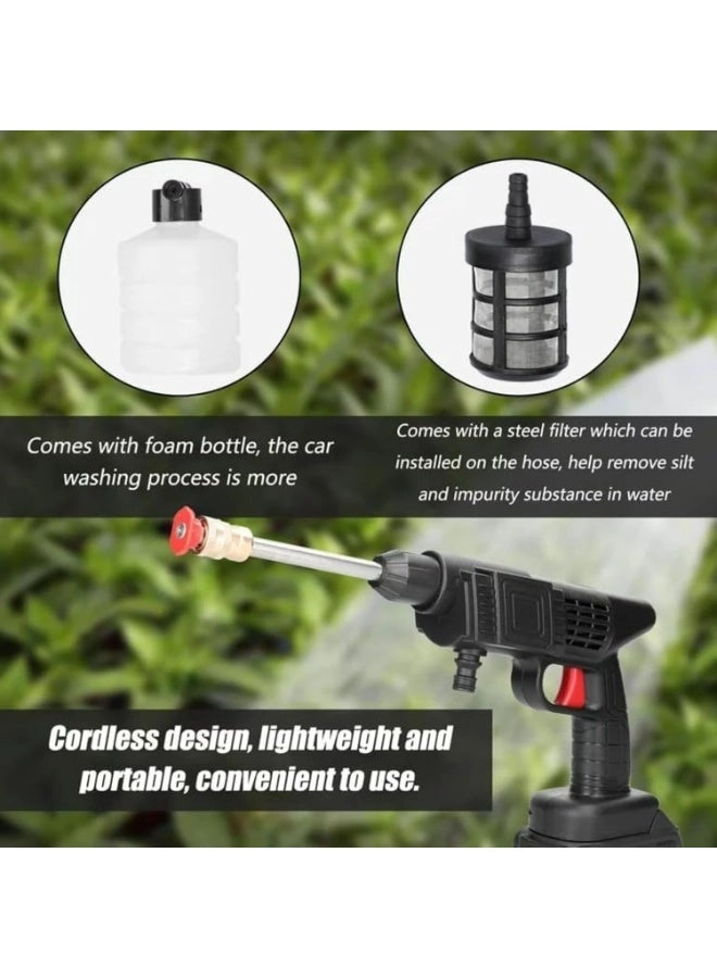 Cordless Car Washer - 68V Double Battery 5m Hose