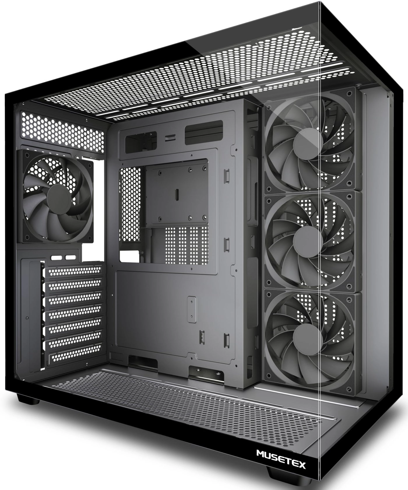 Y6 - 270° Full View Tempered Glass ATX Mid Tower