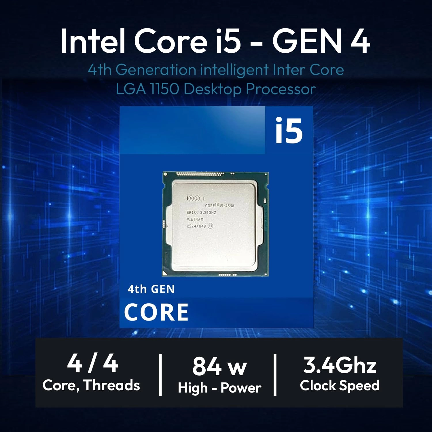 CLUD154 - Core i5-4690 8GB 256GB