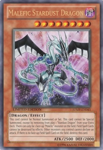 Yu-Gi-Oh! Malefic Stardust Dragon JUMP-EN043