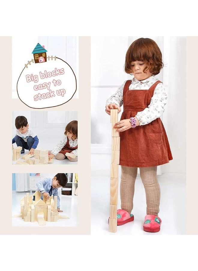 Wooden Blocks - 64 pcs