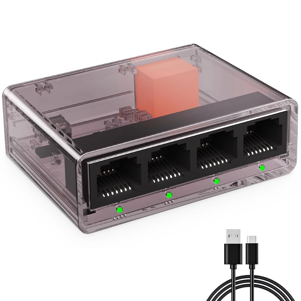 ELEPHANTBOAT Ethernet Switch - 4-ports
