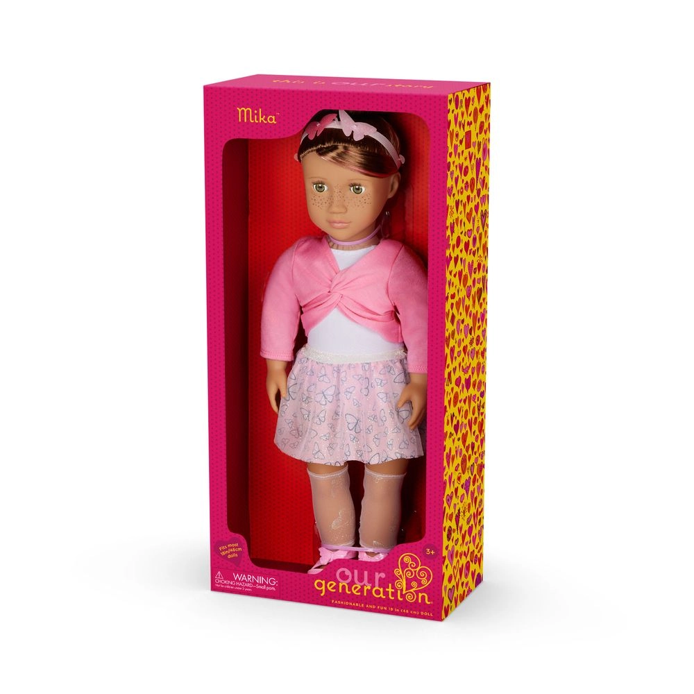 Mika Fashion Doll - 46 cm Butterfly Ballet Outfit Ages 3+