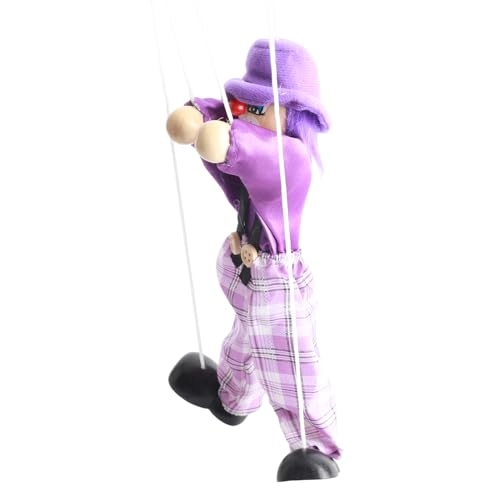 Wooden Clown Marionette