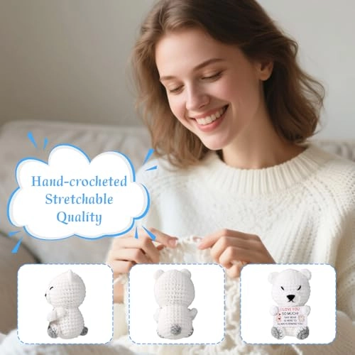 Polar Bear Positive 10 cm Crochet