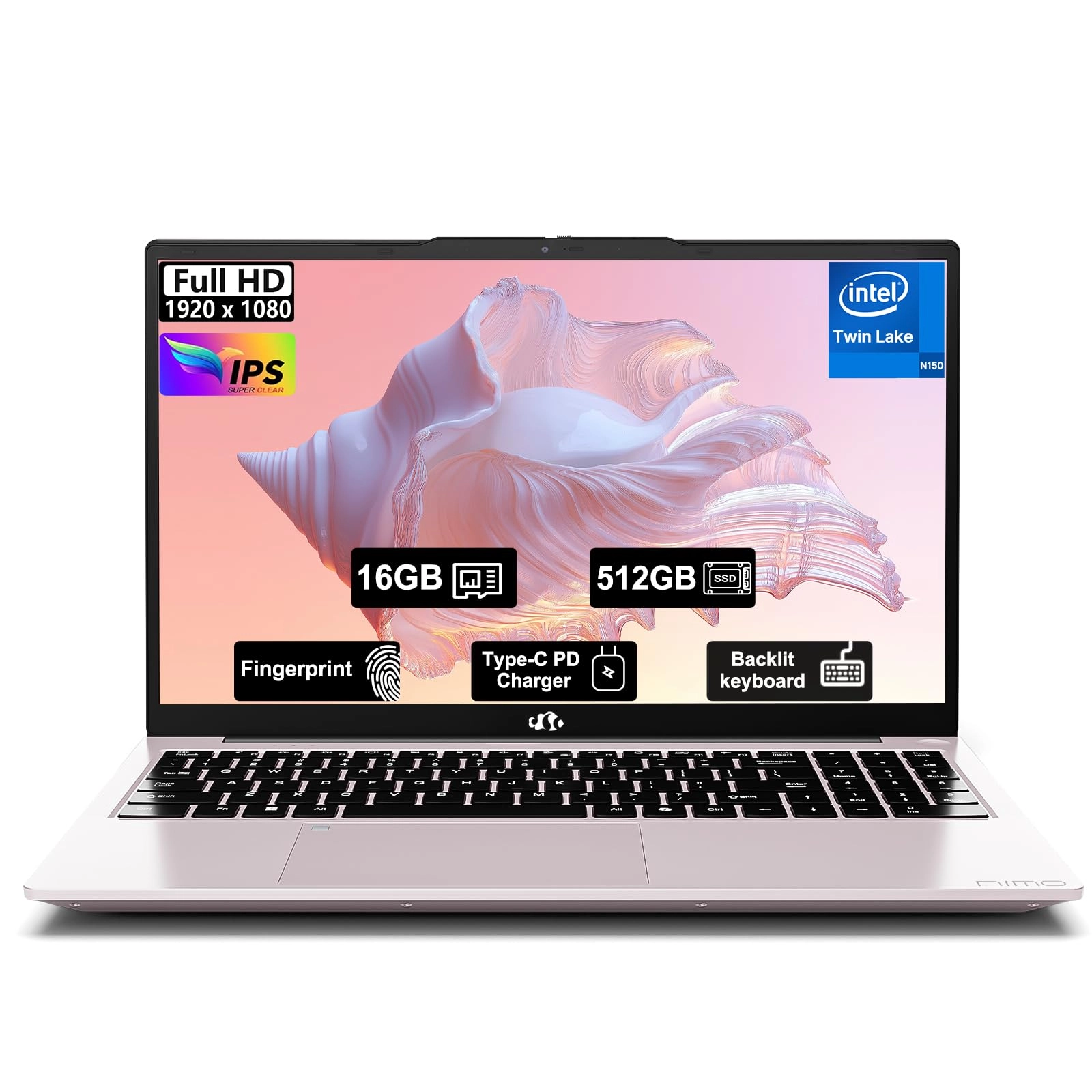 NIMO Student-Laptop N157 - 17.3'' N100 8GB DDR4 128GB SSD