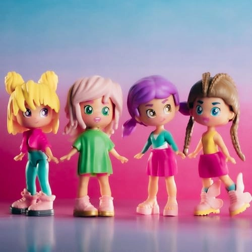 Articulated figure - 11cm Purple Ages 4+