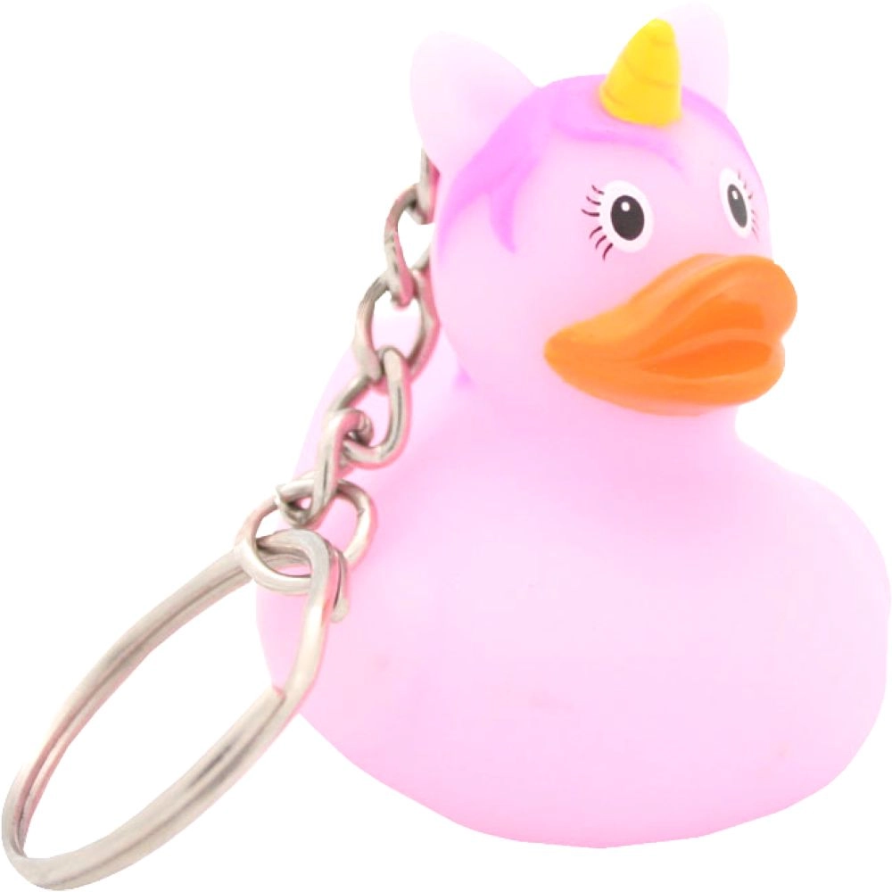 LILALU Rubber Duck Keychain - Pink Unicorn